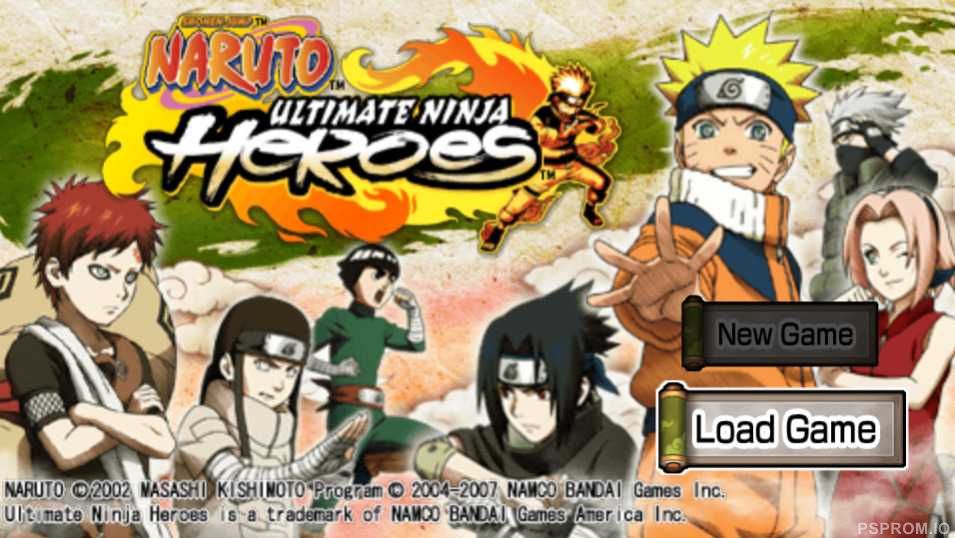 Naruto: Ultimate Ninja Heroes Screenshot 1